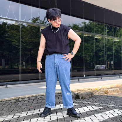 JINISO - Big Size Boyfriend Denim Jeans Pria 1302