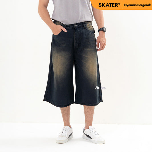 JINISO Jorts Baggy Short Jeans Pria 304