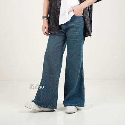 JINISO Bootcut Denim Jeans Pria 372
