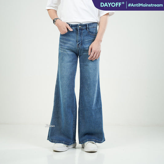 JINISO Bootcut Denim Jeans Pria 375