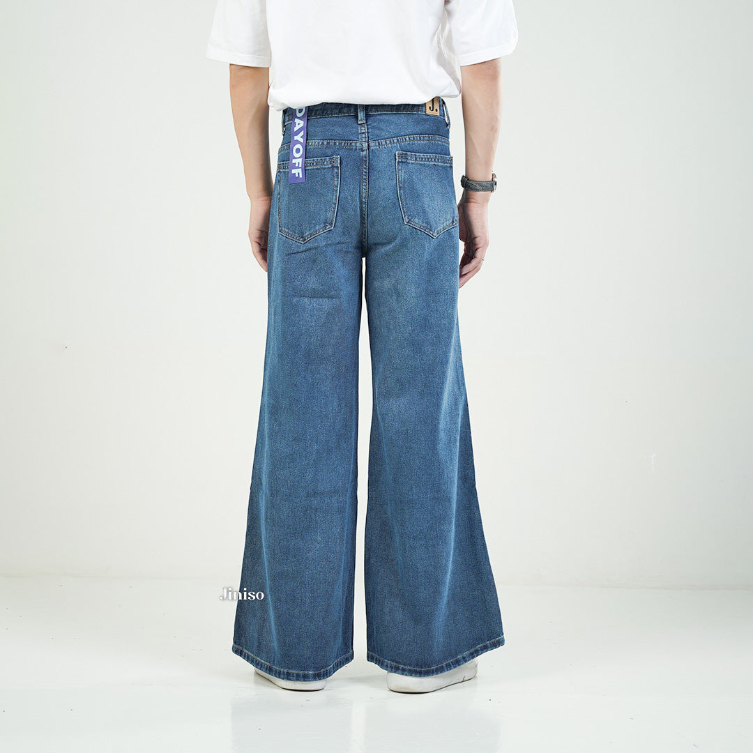 JINISO Bootcut Denim Jeans Pria 375