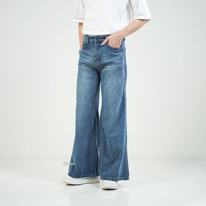 JINISO Bootcut Denim Jeans Pria 375