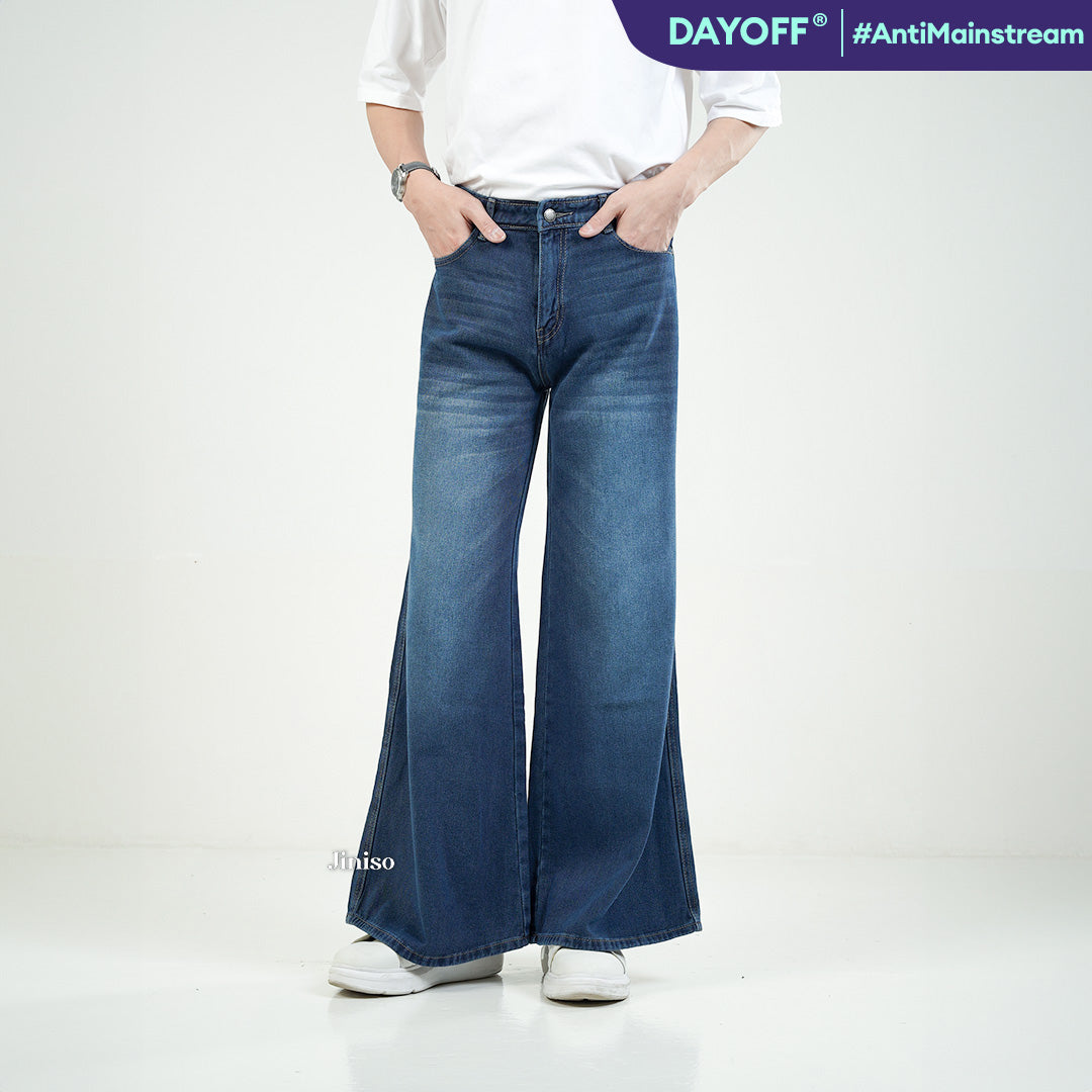 JINISO Bootcut Denim Jeans Pria 376