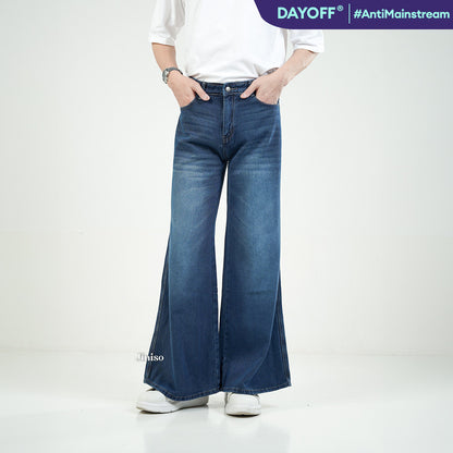 JINISO Bootcut Denim Jeans Pria 376