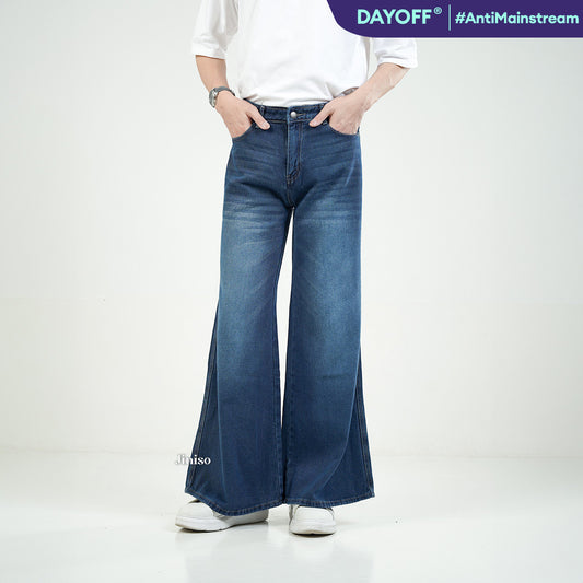 JINISO Bootcut Denim Jeans Pria 376