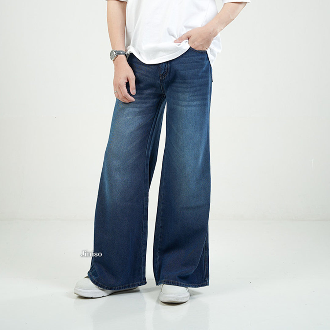 JINISO Bootcut Denim Jeans Pria 376