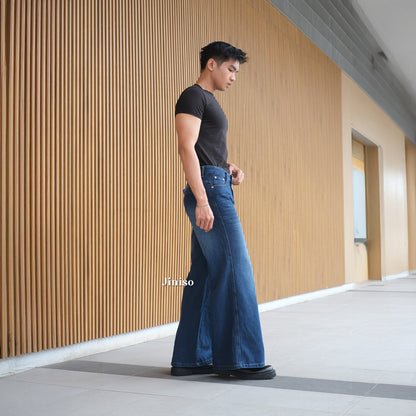 JINISO Bootcut Denim Jeans Pria 376