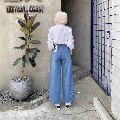 JINISO - Highwaist Baggy Loose Jeans 653 PLAYDATE