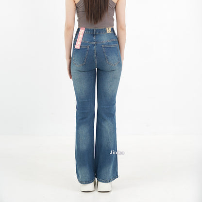 JINISO - Highwaist Stretch Cutbray Pocket Jeans 716 HANGOUT