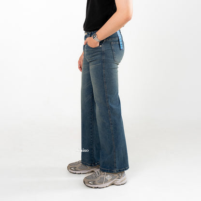 JINISO - Straight Jeans Loose Stretch Pria 834
