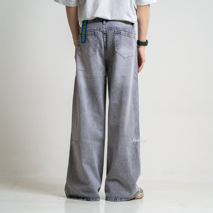 JINISO Oversize Baggy Loose Jeans Pria 688