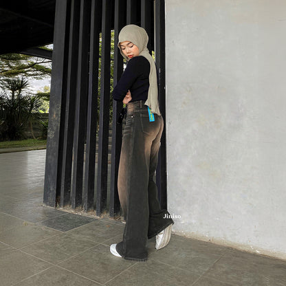 JINISO - Highwaist Oversize Baggy Loose Jeans 753 WEEKEND