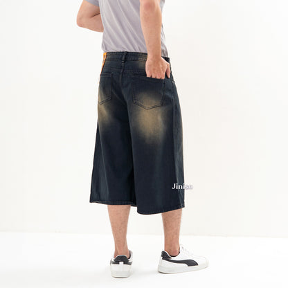 JINISO Jorts Baggy Short Jeans Pria 304