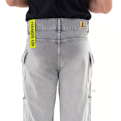 JINISO Cargo Baggy Denim Jeans Pria 415