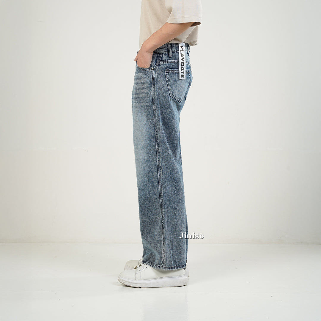 JINISO Baggy Loose Jeans Pria 657
