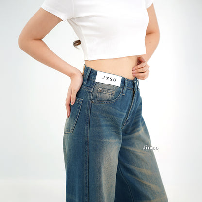 JINISO - Highwaist Oversize Baggy Loose Jeans 684 WEEKEND