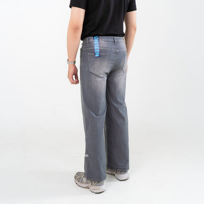 JINISO - Straight Jeans Loose Stretch Pria 835
