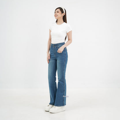 JINISO - Ultra Highwaist Cutbray Stretch Jeans 630 HANGOUT