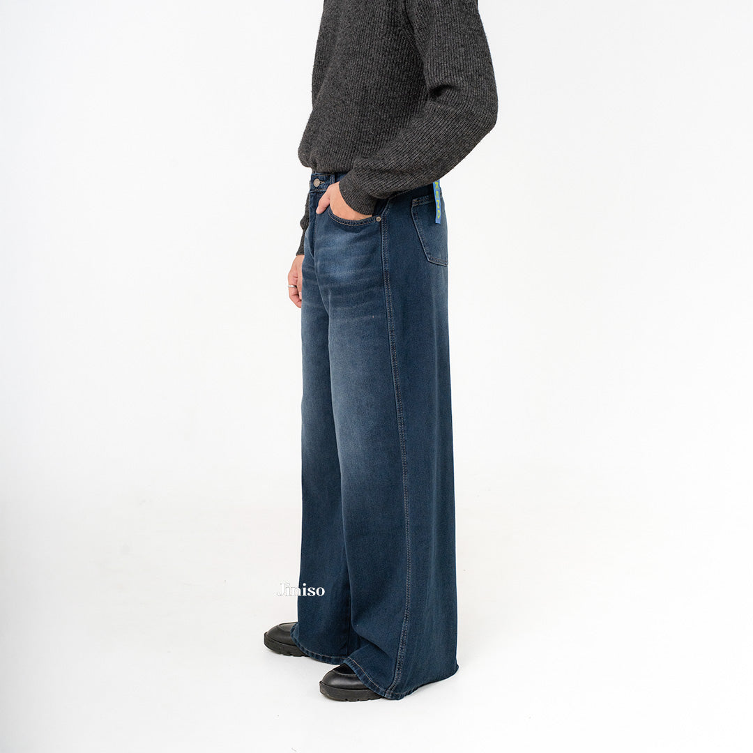 JINISO Oversize Baggy Loose Jeans Pria 689