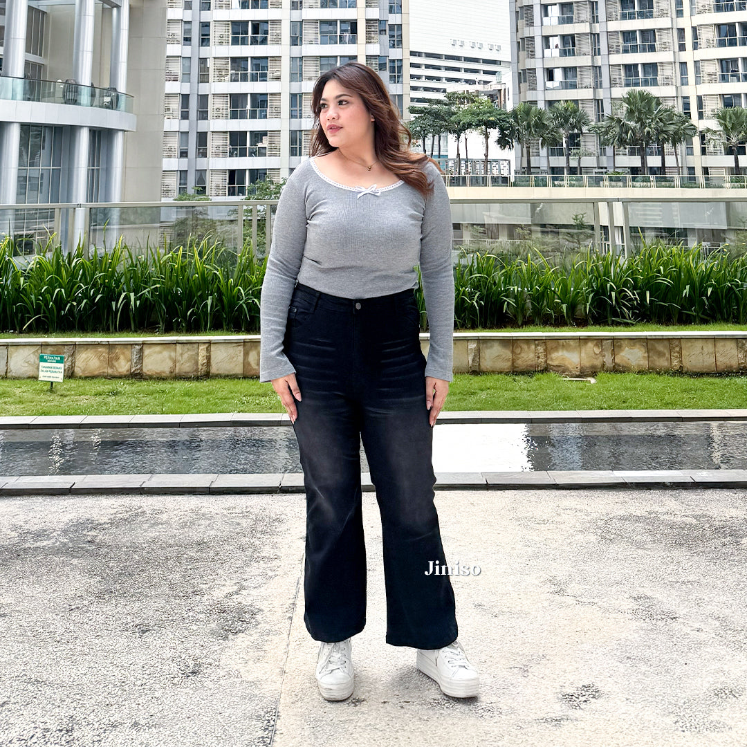 JINISO - Cutbray Big Size Jeans 1407 REAL CURVY