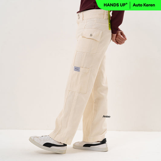JINISO - Cargo Baggy Denim Jeans Pria 411