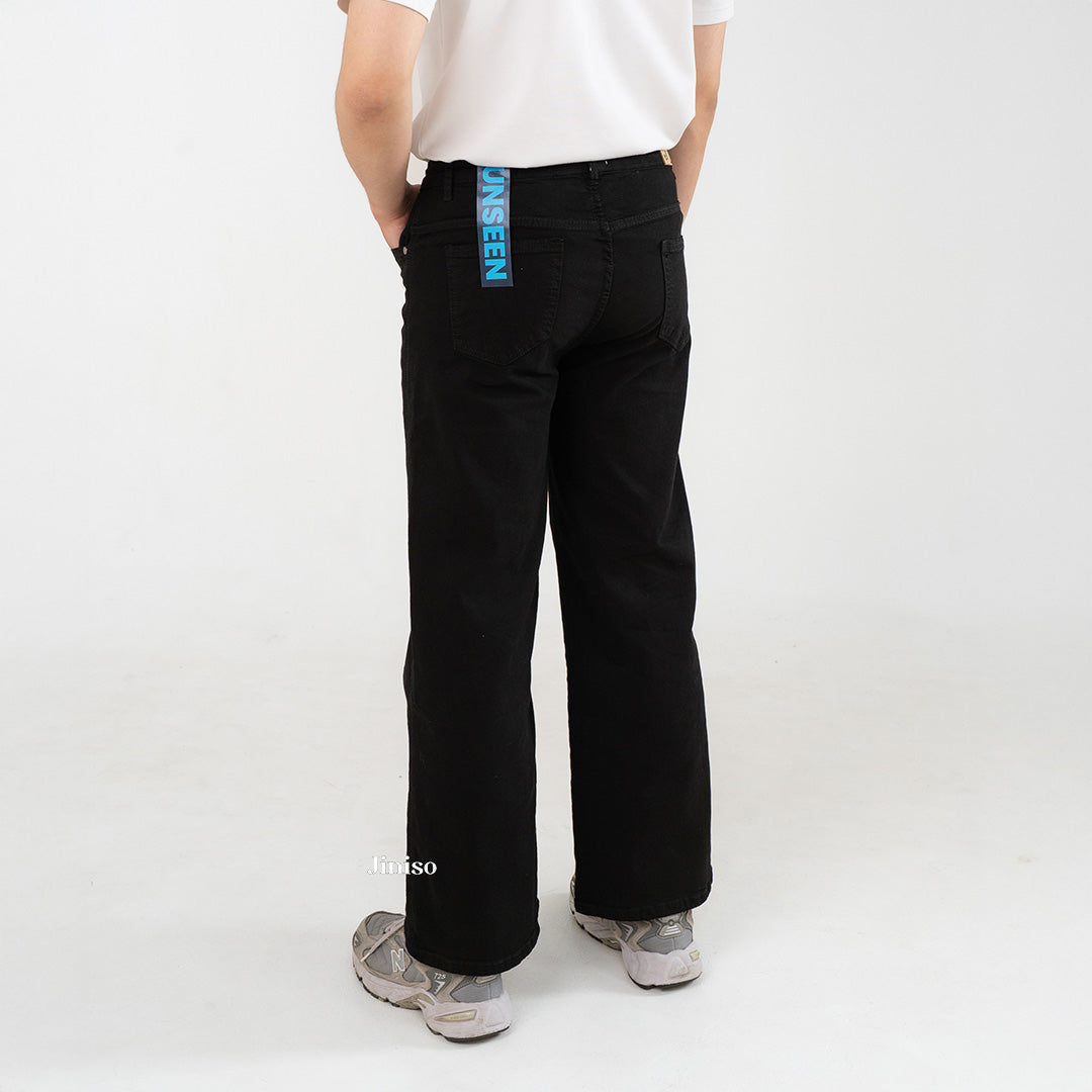 JINISO - Straight Jeans Loose Stretch Pria 836