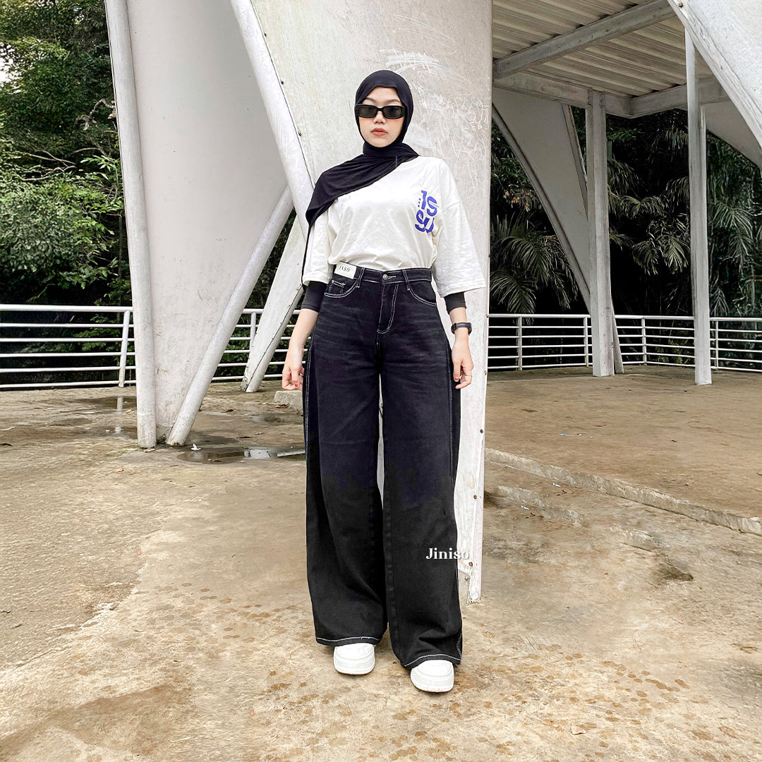 JINISO - Highwaist Oversize Baggy Loose Jeans 675 WEEKEND