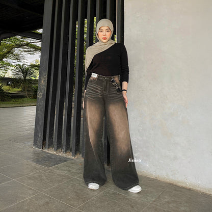 JINISO - Highwaist Oversize Baggy Loose Jeans 753 WEEKEND