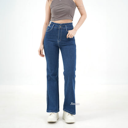 JINISO - Ultra Highwaist Cutbray Stretch Jeans 611 HANGOUT