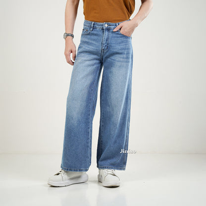 JINISO Baggy Loose Jeans Pria 652