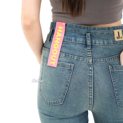JINISO - Ultra Highwaist Cutbray Stretch Jeans 615 HANGOUT