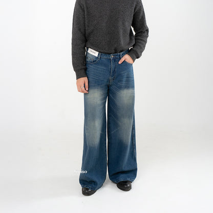 JINISO Oversize Baggy Loose Jeans Pria 780