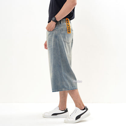 JINISO Jorts Baggy Short Jeans Pria 302