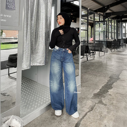 JINISO - Highwaist Oversize Baggy Loose Jeans 780 WEEKEND