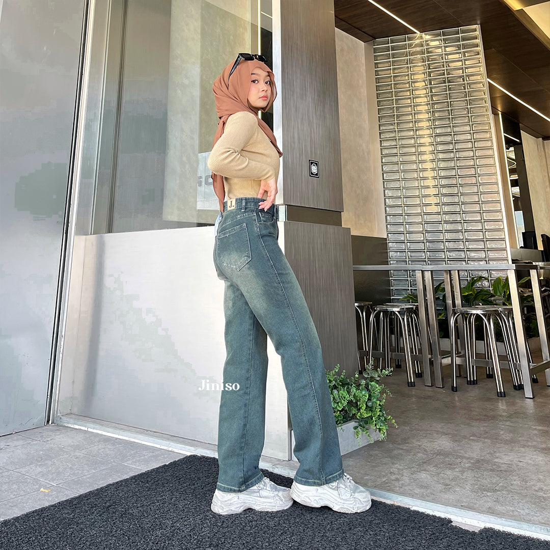 JINISO - Highwaist Loose Jeans 875 HANGOVER