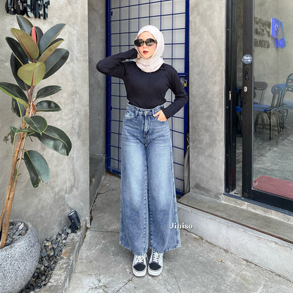 JINISO - Highwaist Baggy Loose Jeans 657 PLAYDATE