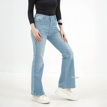 JINISO - Highwaist Stretch Cutbray Pocket Jeans 710 HANGOUT