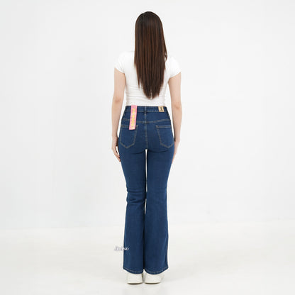 JINISO - Highwaist Stretch Cutbray Pocket Jeans 715 HANGOUT