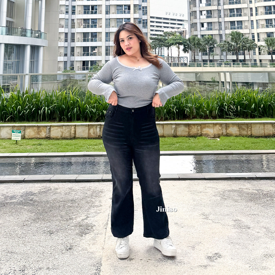 JINISO - Cutbray Big Size Jeans 1407 REAL CURVY