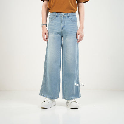 JINISO Baggy Loose Jeans Pria 651