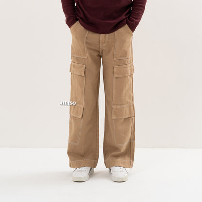 JINISO  Highwaist Cargo Loose Jeans Pria 551