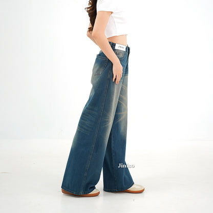 JINISO - Highwaist Oversize Baggy Loose Jeans 684 WEEKEND