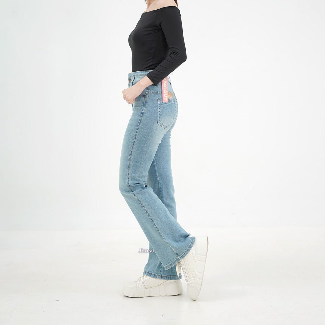 JINISO - Ultra Highwaist Cutbray Stretch Jeans 610 HANGOUT