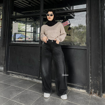 JINISO - Highwaist Oversize Baggy Loose Jeans 781 WEEKEND
