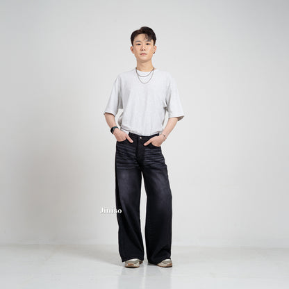 JINISO Oversize Baggy Loose Jeans Pria 781