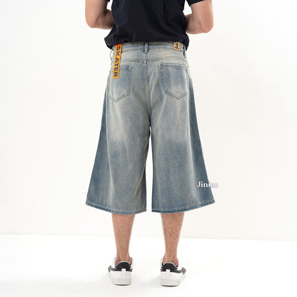 JINISO Jorts Baggy Short Jeans Pria 302