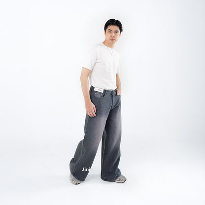 JINISO Oversize Baggy Loose Jeans Pria 752