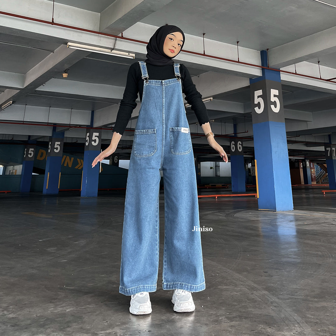 JINISO - Jumpsuit 102 Overall Celana Jeans Panjang 2 Pocket