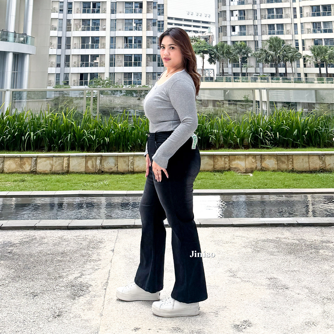 JINISO - Cutbray Big Size Jeans 1407 REAL CURVY