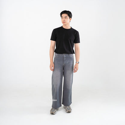 JINISO - Straight Jeans Loose Stretch Pria 835